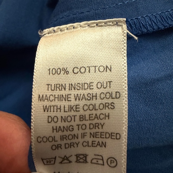 Never A Wall Flower Blue high neck dress, XS, GL1343 - Picture 5 of 5